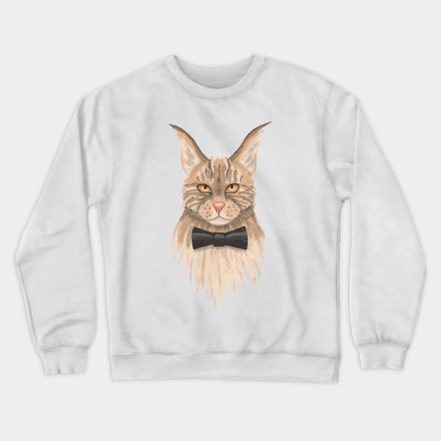 Serious cat. Crewneck Sweatshirt by Fresh look